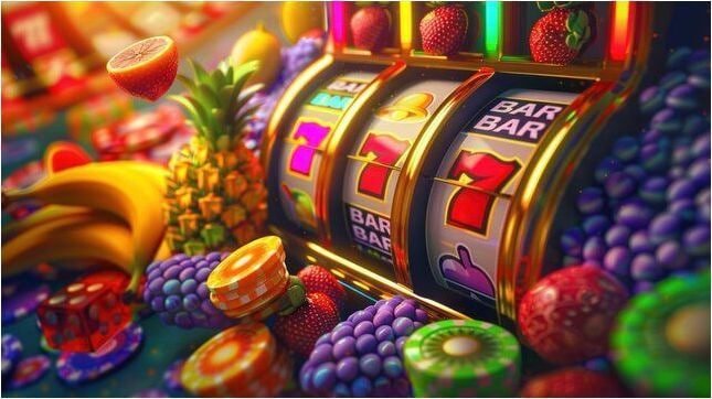 Antarmuka platform full500 yang modern dengan layar ponsel dan musik latar